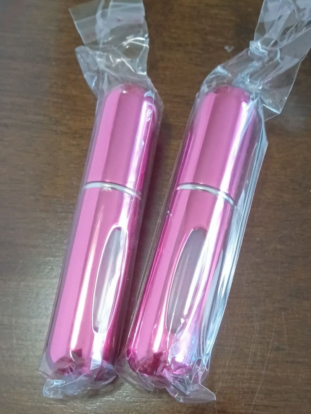 Refillable Pink Perfume Atomizer Spray - Compact Travel Bottle